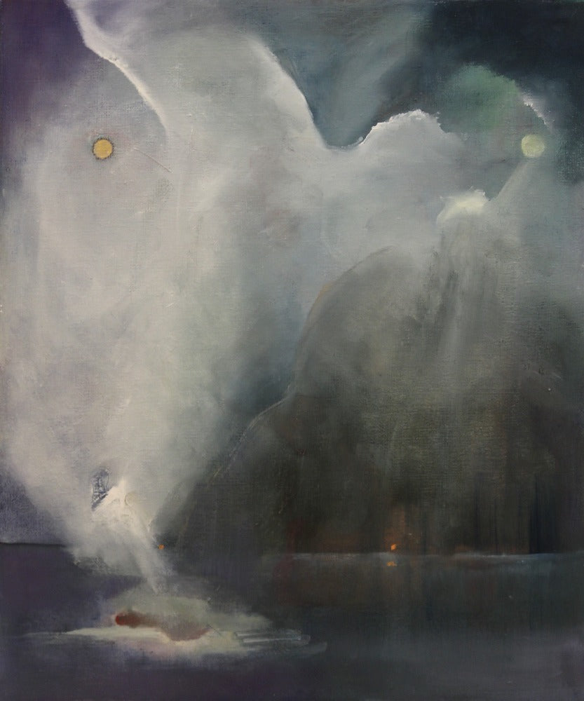 Arte nórdico de luz mágica sobre el mar